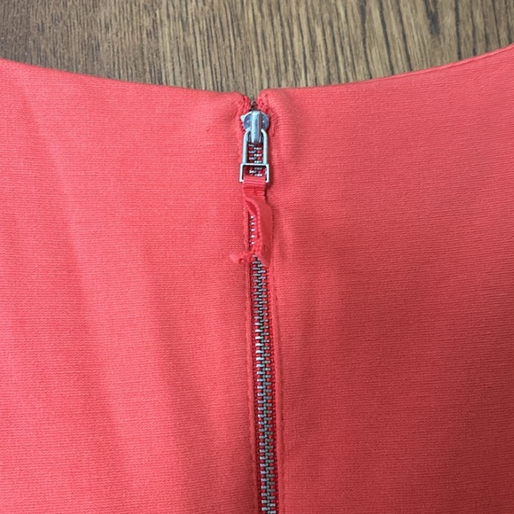 Banana Republic Women’s V Neck Dress Orange Size 12 - Picture 6 of 8